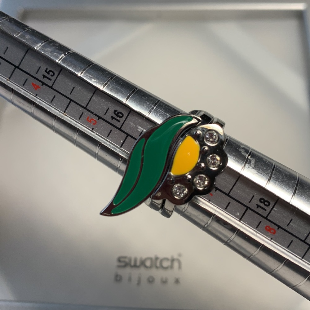 Swatch Bijoux Natural Duet Ring - size 7